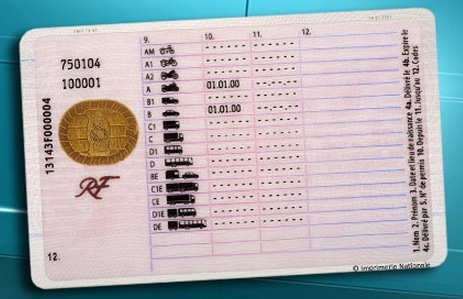 permis de conduire verso permis de conduire verso